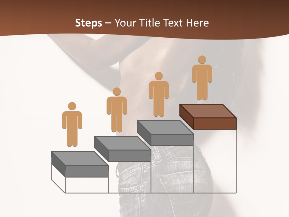 Figure Model Standing PowerPoint Template
