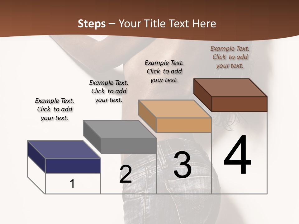 Figure Model Standing PowerPoint Template