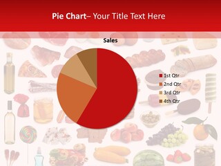 Water Bread Meat PowerPoint Template