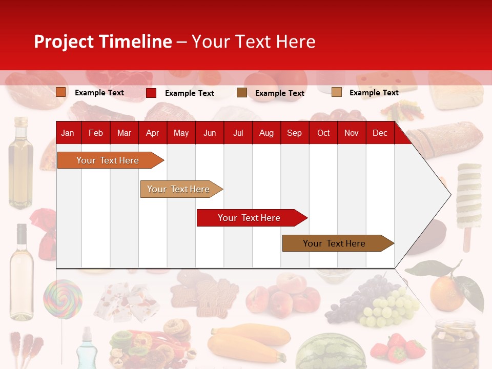 Water Bread Meat PowerPoint Template
