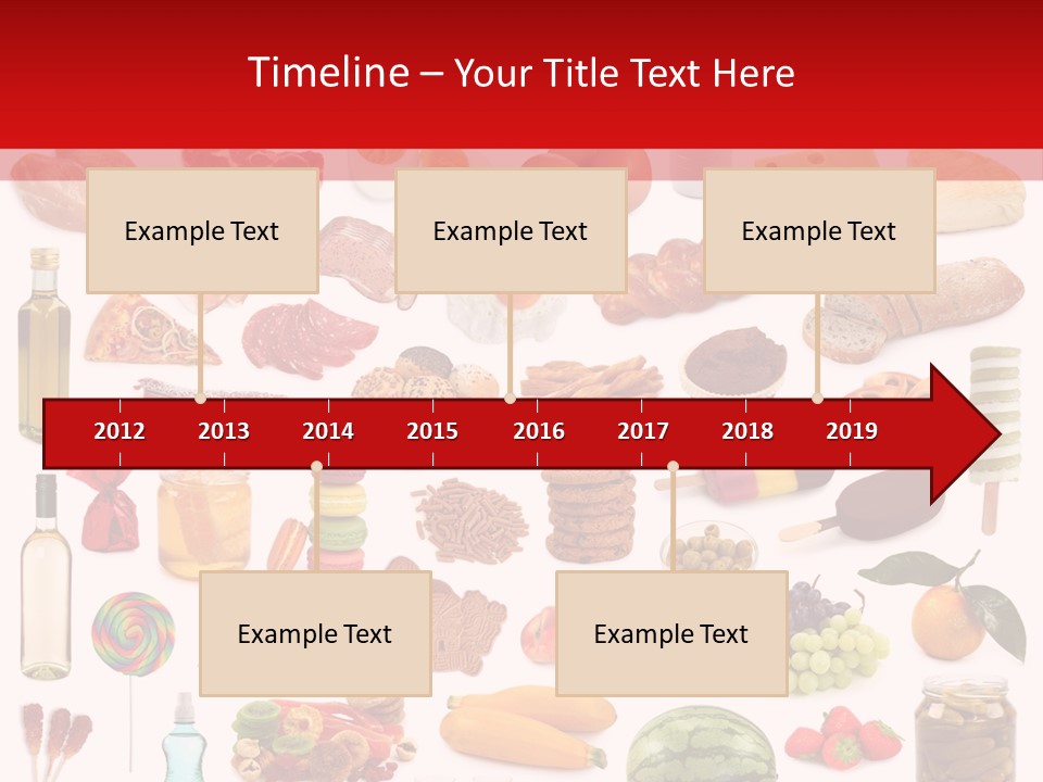 Water Bread Meat PowerPoint Template