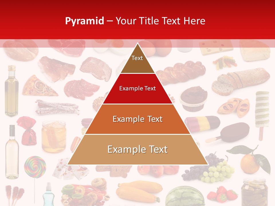 Water Bread Meat PowerPoint Template