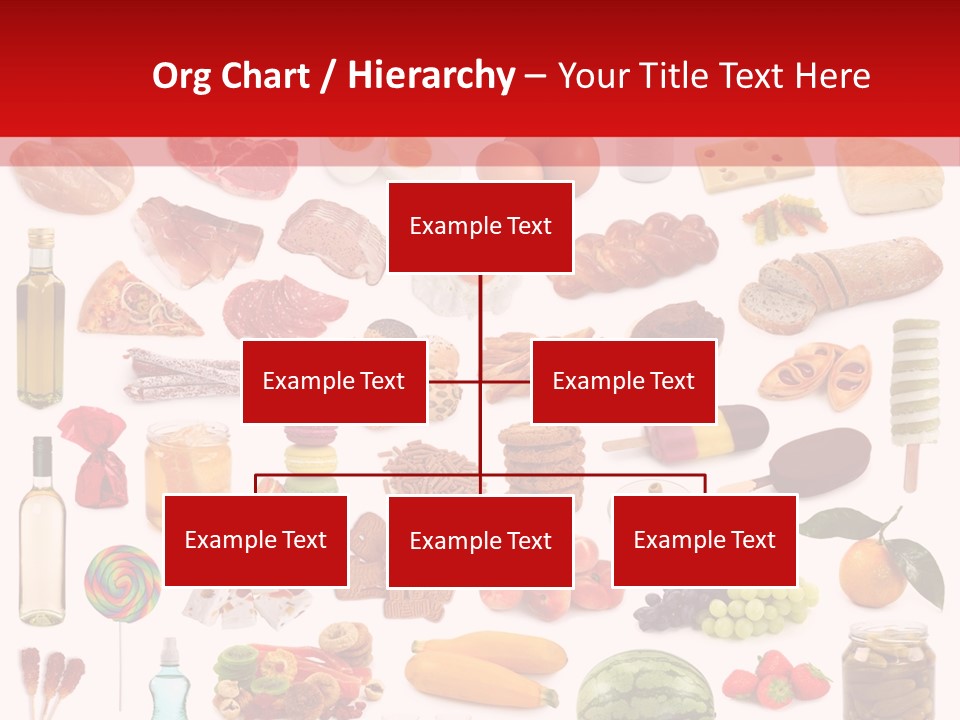Water Bread Meat PowerPoint Template