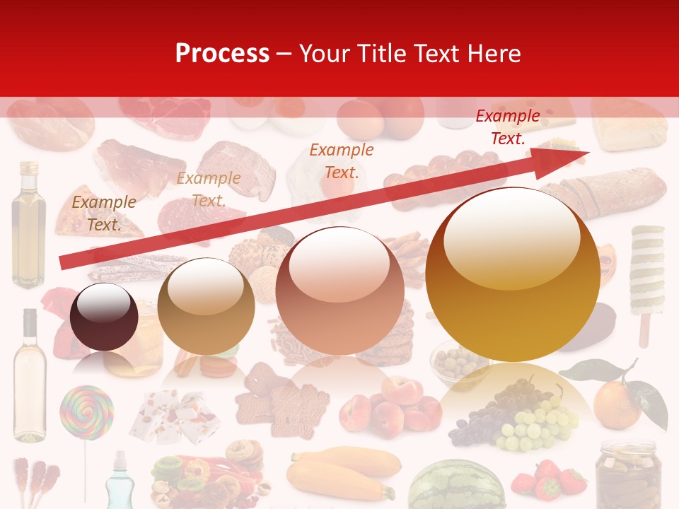 Water Bread Meat PowerPoint Template