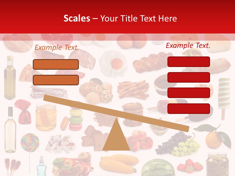Water Bread Meat PowerPoint Template
