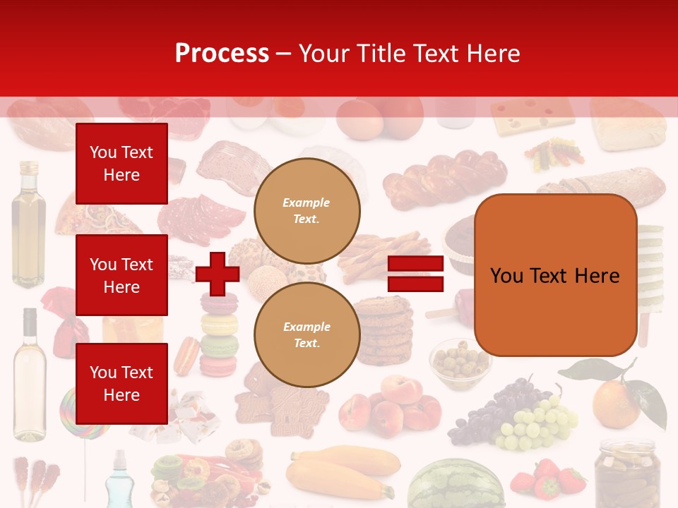 Water Bread Meat PowerPoint Template