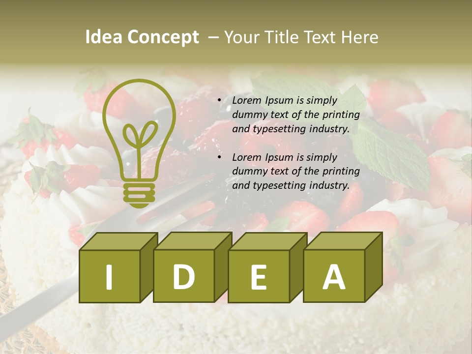 Tasty Raspberry Pie PowerPoint Template