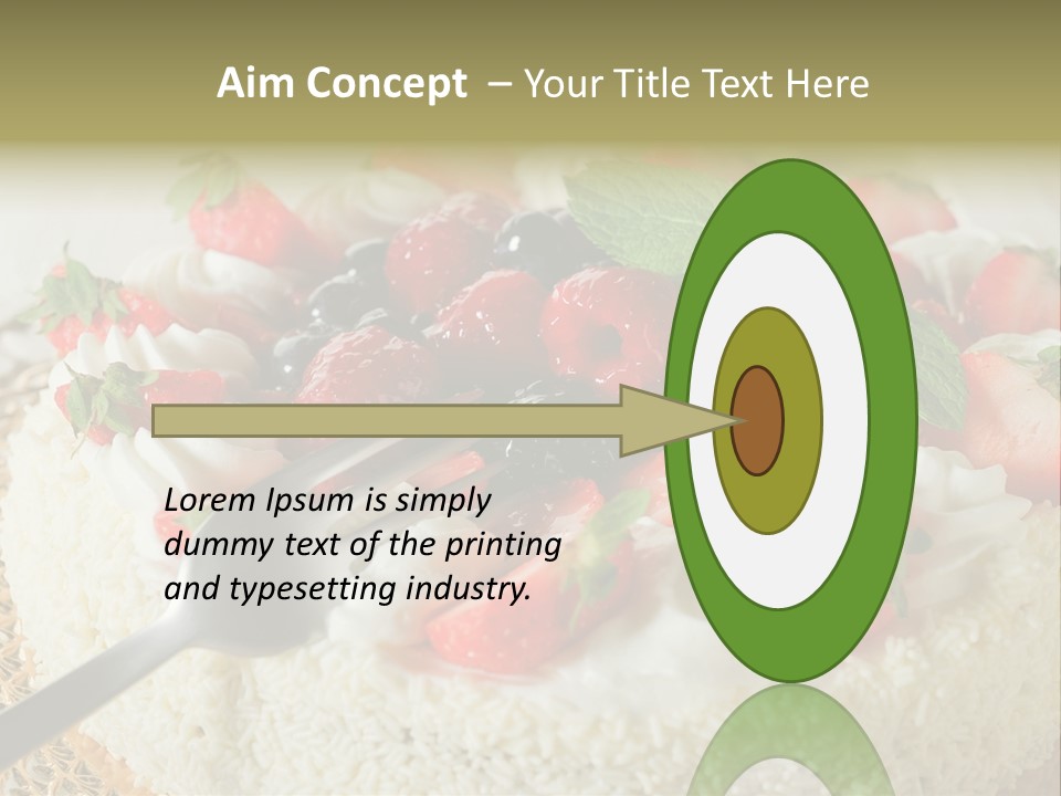Tasty Raspberry Pie PowerPoint Template