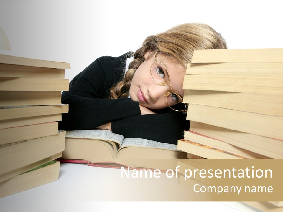 Literature Small Cute PowerPoint Template