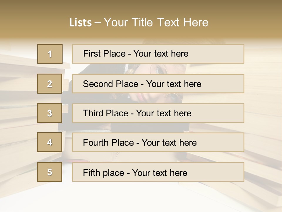 Literature Small Cute PowerPoint Template