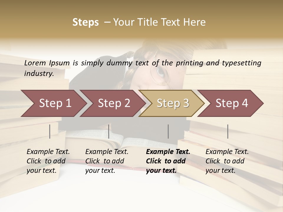 Literature Small Cute PowerPoint Template