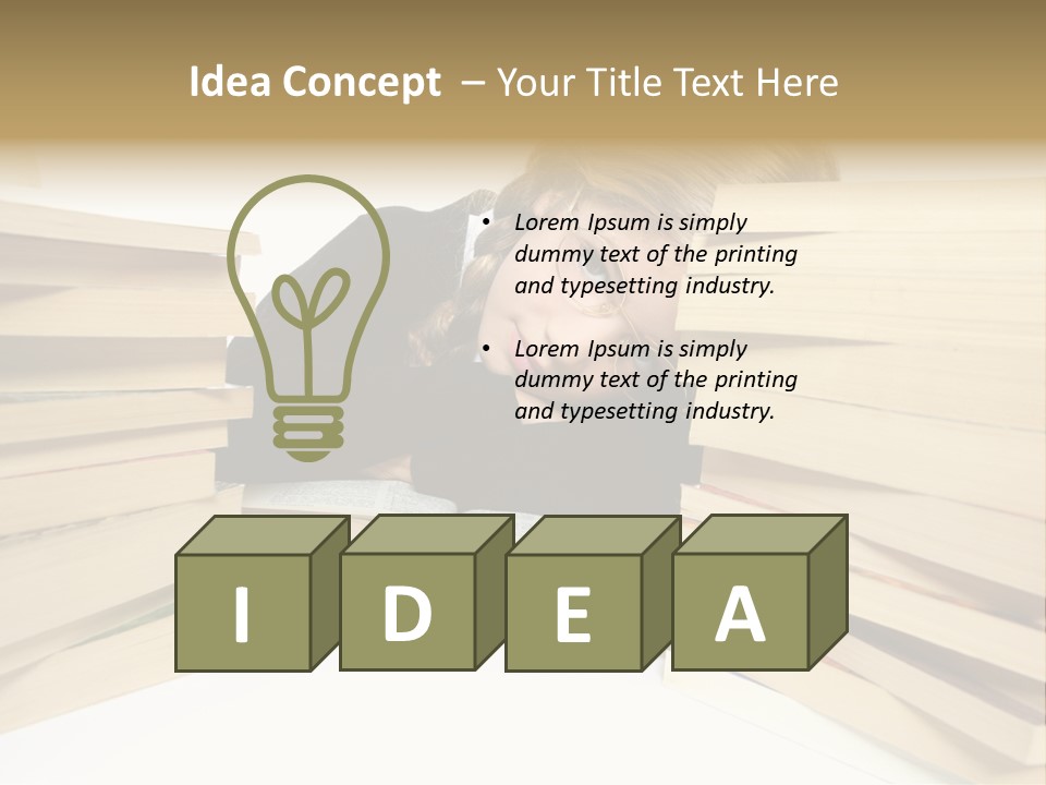 Literature Small Cute PowerPoint Template