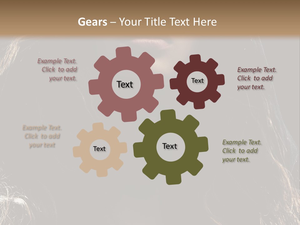 Photography Hair  PowerPoint Template