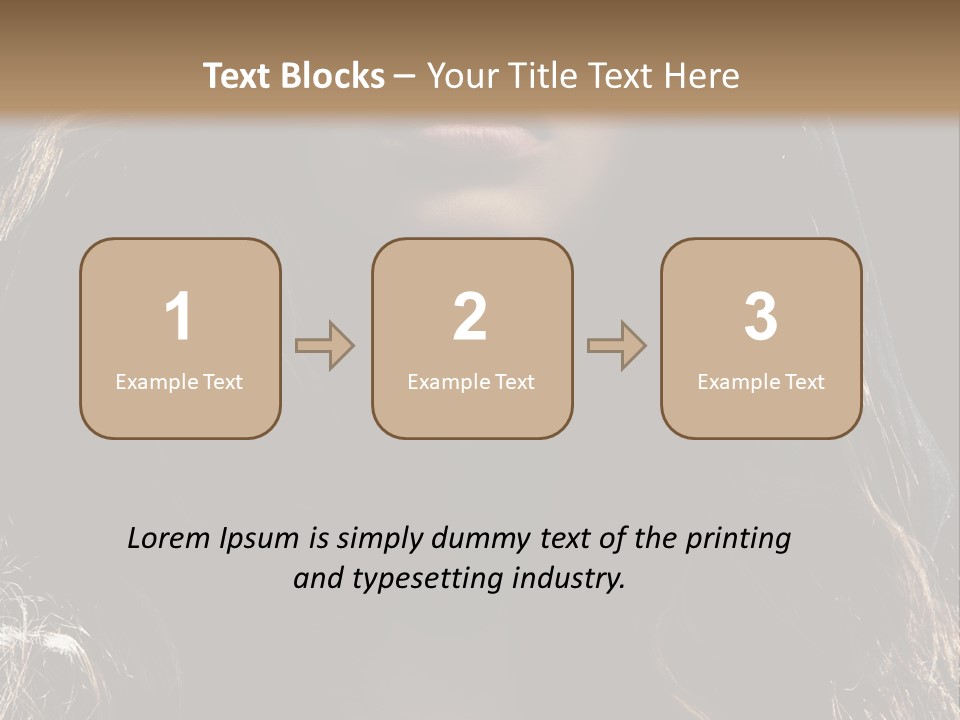 Photography Hair  PowerPoint Template