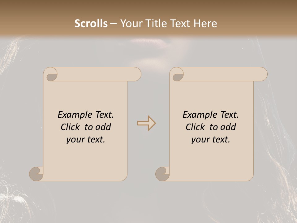 Photography Hair  PowerPoint Template