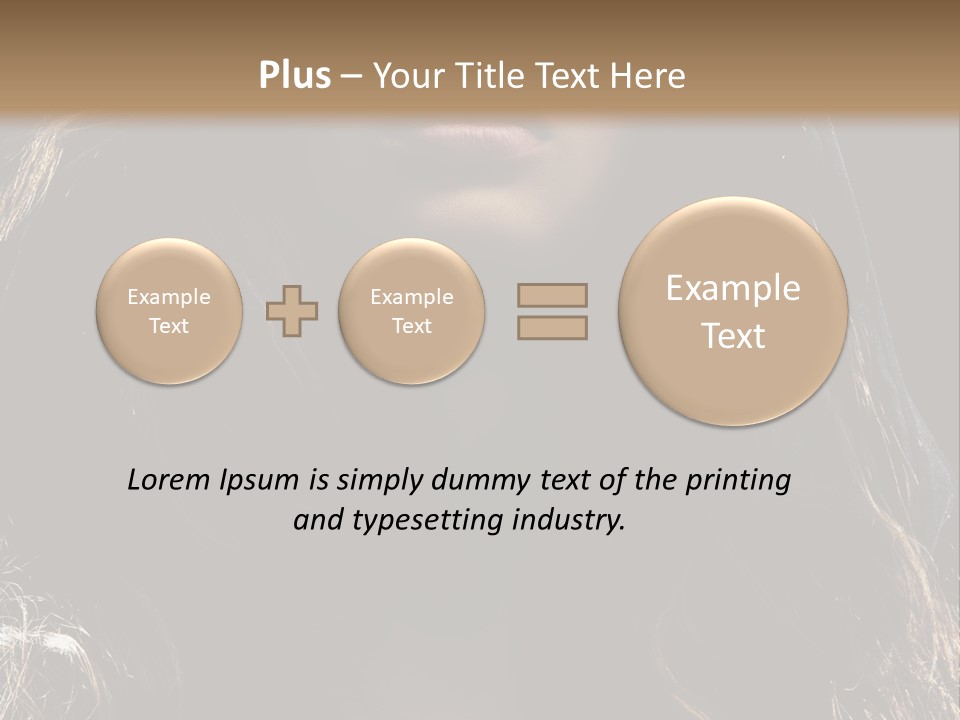Photography Hair  PowerPoint Template