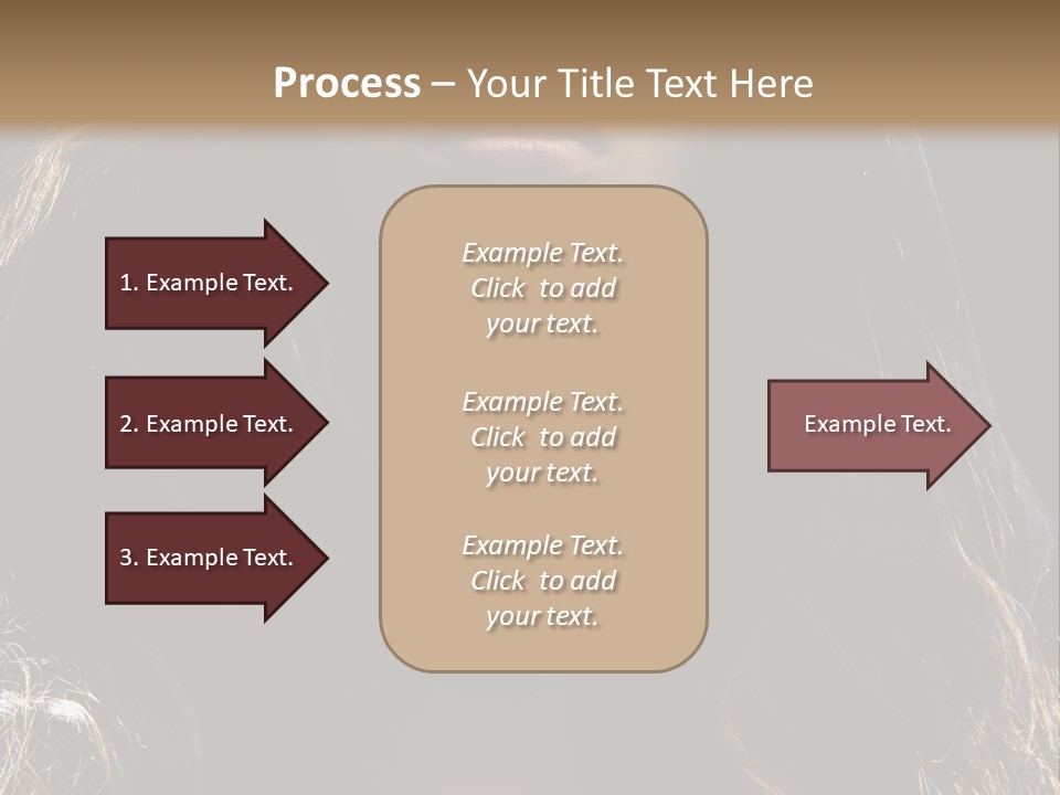 Photography Hair  PowerPoint Template