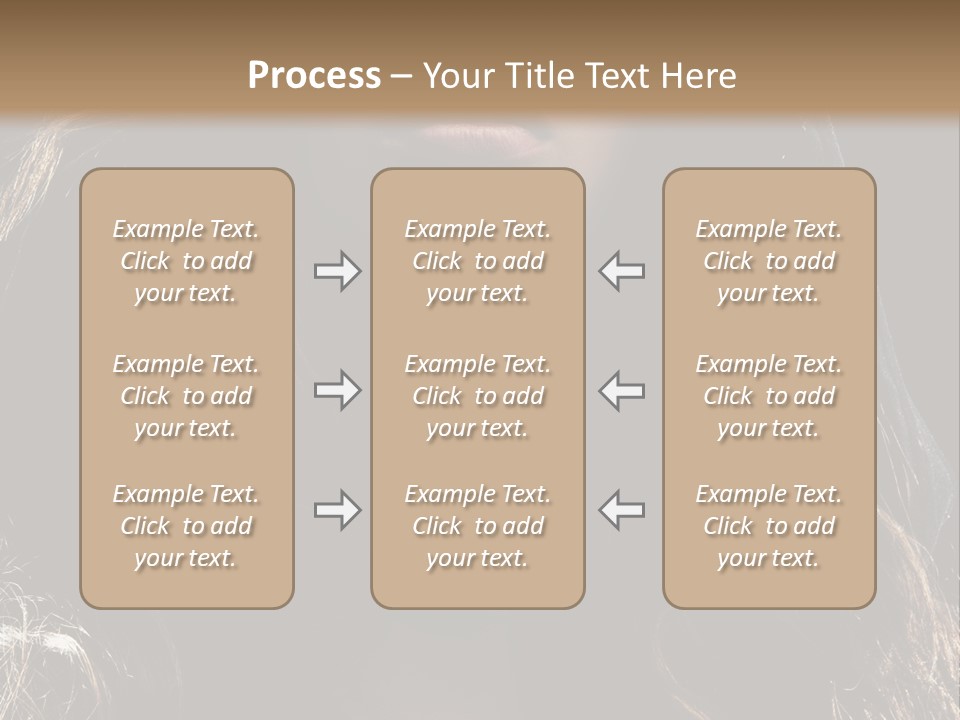 Photography Hair  PowerPoint Template