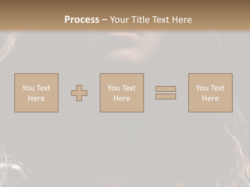 Photography Hair  PowerPoint Template