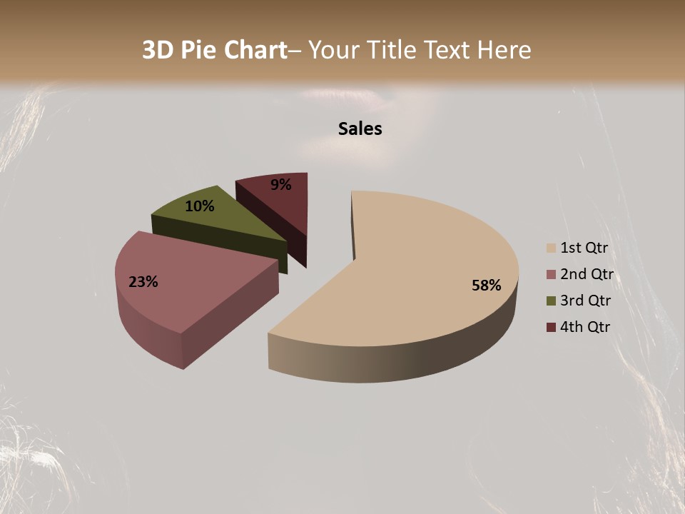 Photography Hair  PowerPoint Template
