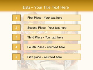 Liquor Drink Alcohol PowerPoint Template