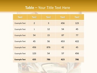 Liquor Drink Alcohol PowerPoint Template