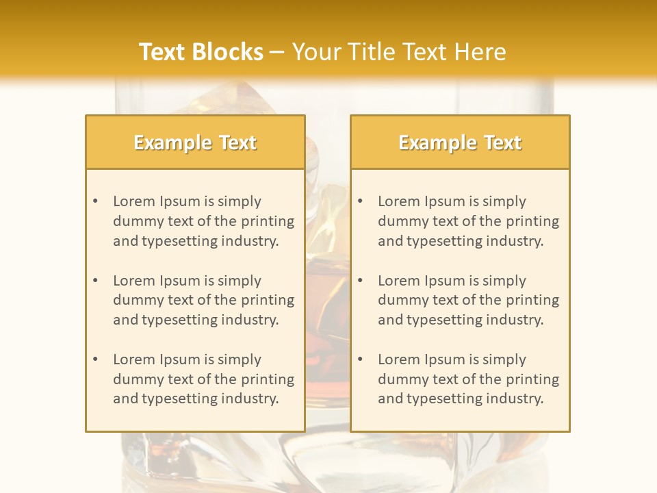 Liquor Drink Alcohol PowerPoint Template