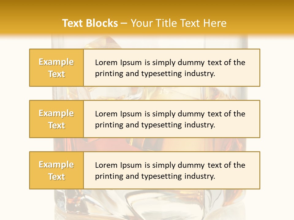 Liquor Drink Alcohol PowerPoint Template