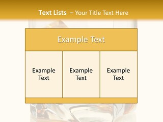 Liquor Drink Alcohol PowerPoint Template