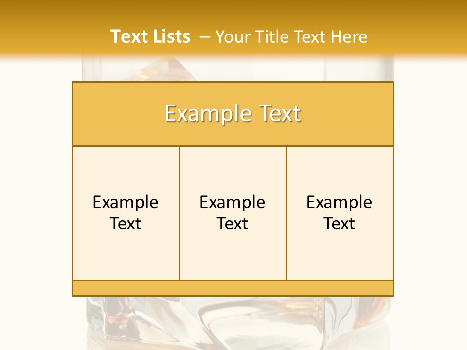 Liquor Drink Alcohol PowerPoint Template