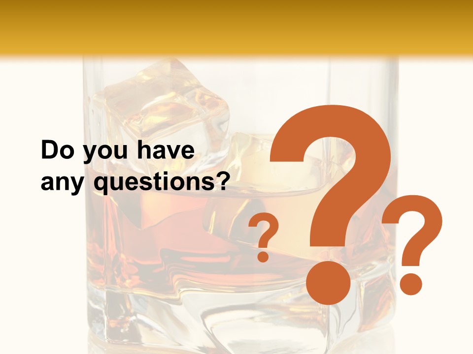 Liquor Drink Alcohol PowerPoint Template