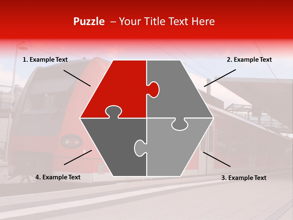 Mass Transit Itinerary Railroad PowerPoint Template