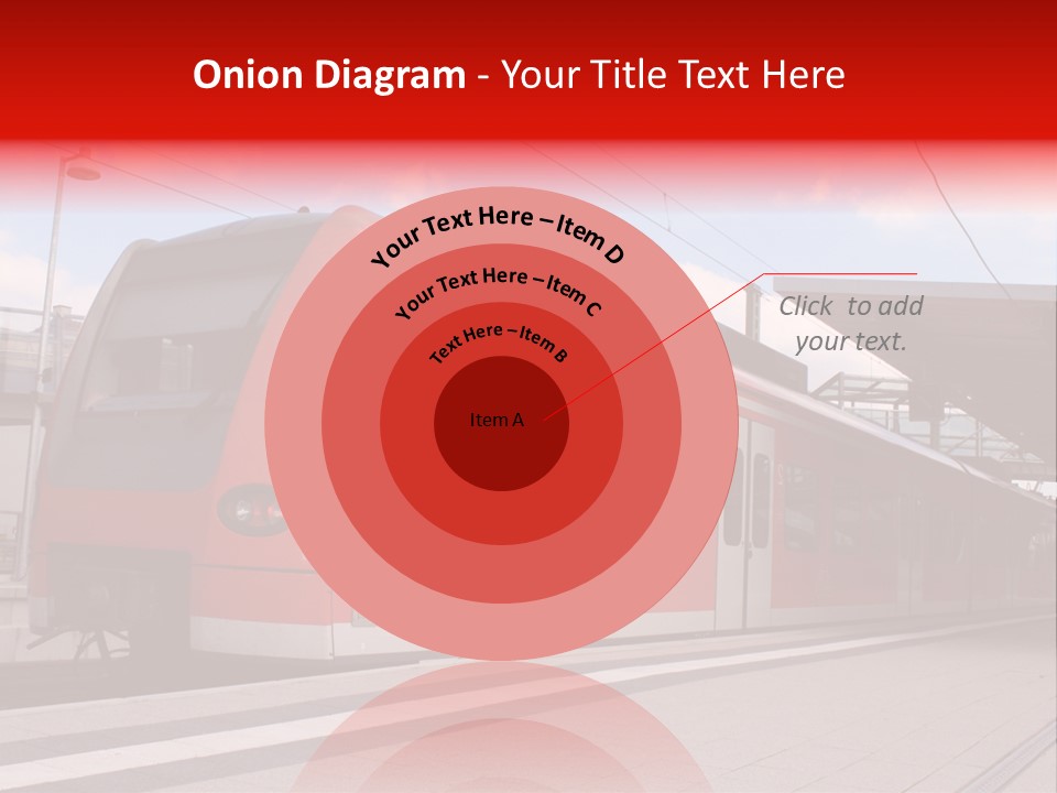 Mass Transit Itinerary Railroad PowerPoint Template