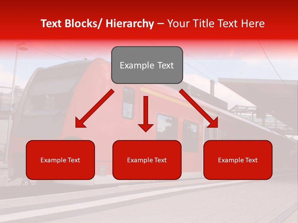 Mass Transit Itinerary Railroad PowerPoint Template