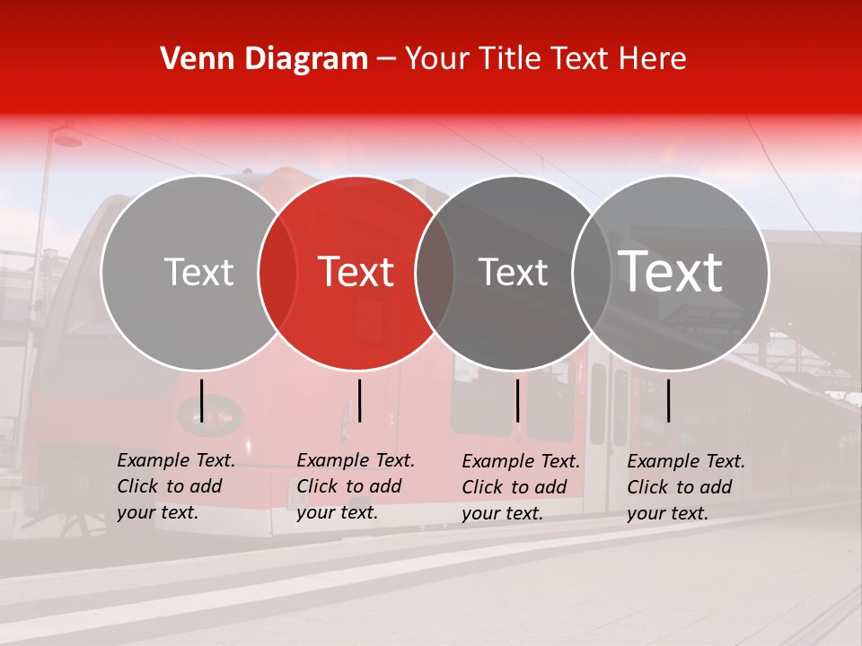 Mass Transit Itinerary Railroad PowerPoint Template