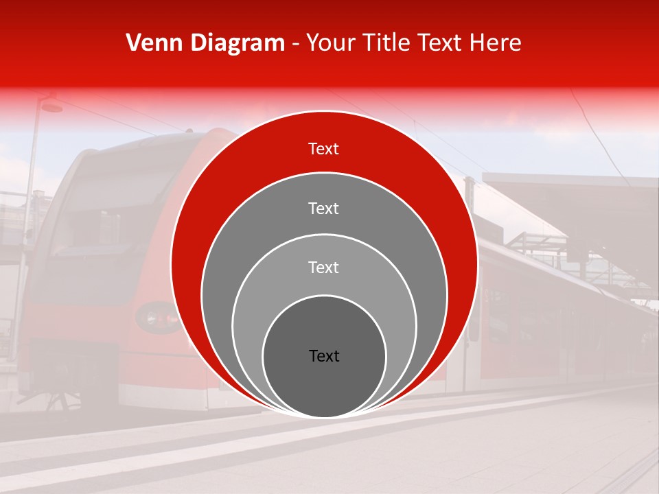 Mass Transit Itinerary Railroad PowerPoint Template