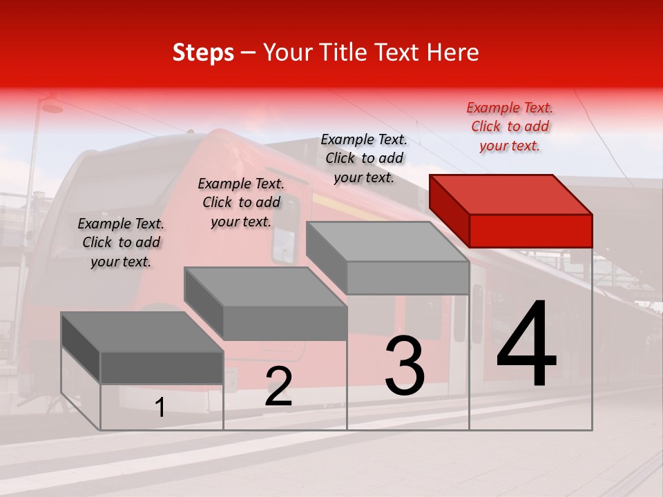 Mass Transit Itinerary Railroad PowerPoint Template