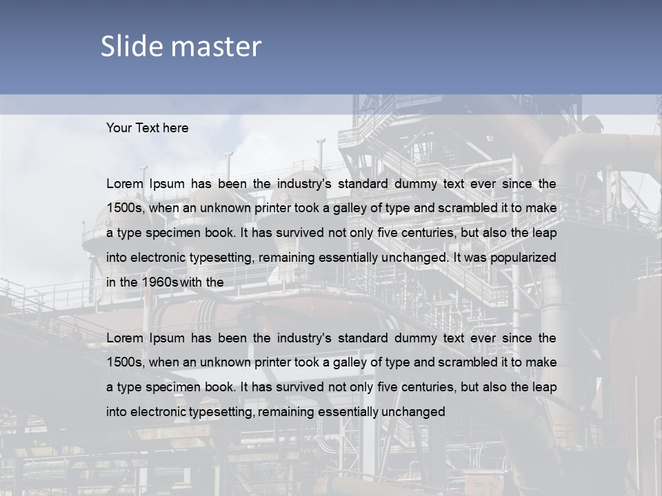 Museum Steel Memorial PowerPoint Template