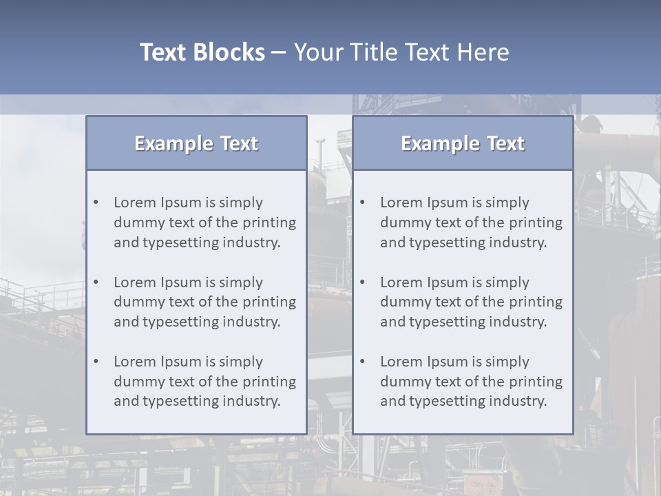 Museum Steel Memorial PowerPoint Template