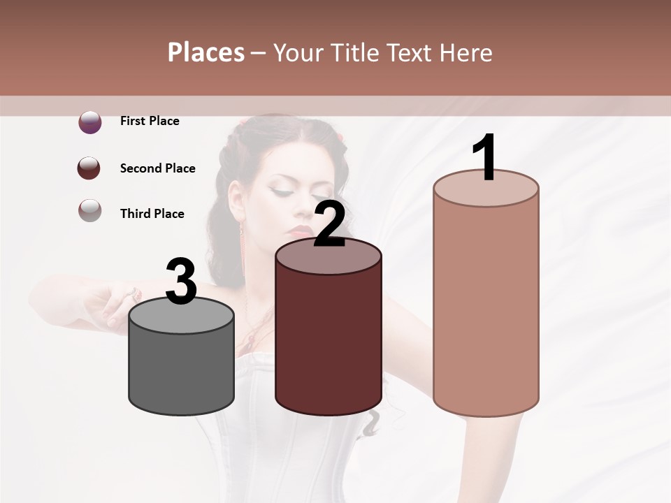 Model White Elegance PowerPoint Template