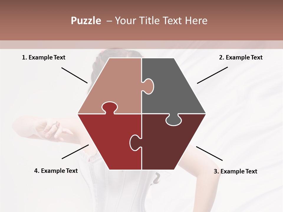 Model White Elegance PowerPoint Template