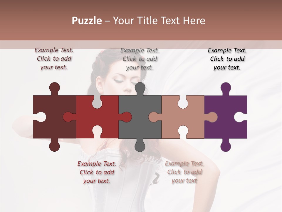 Model White Elegance PowerPoint Template