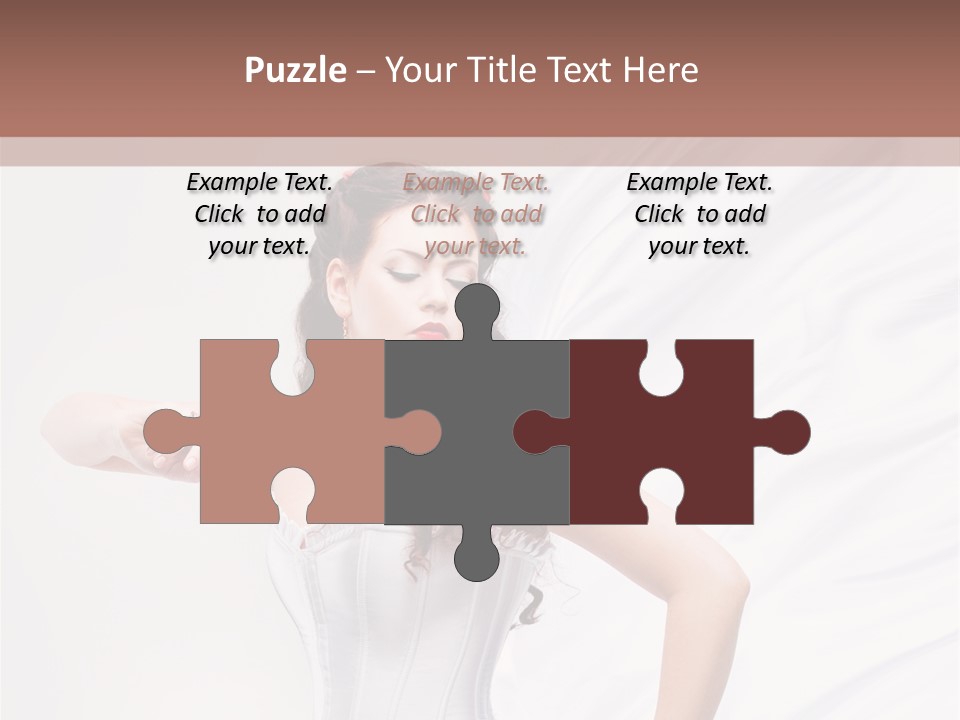 Model White Elegance PowerPoint Template