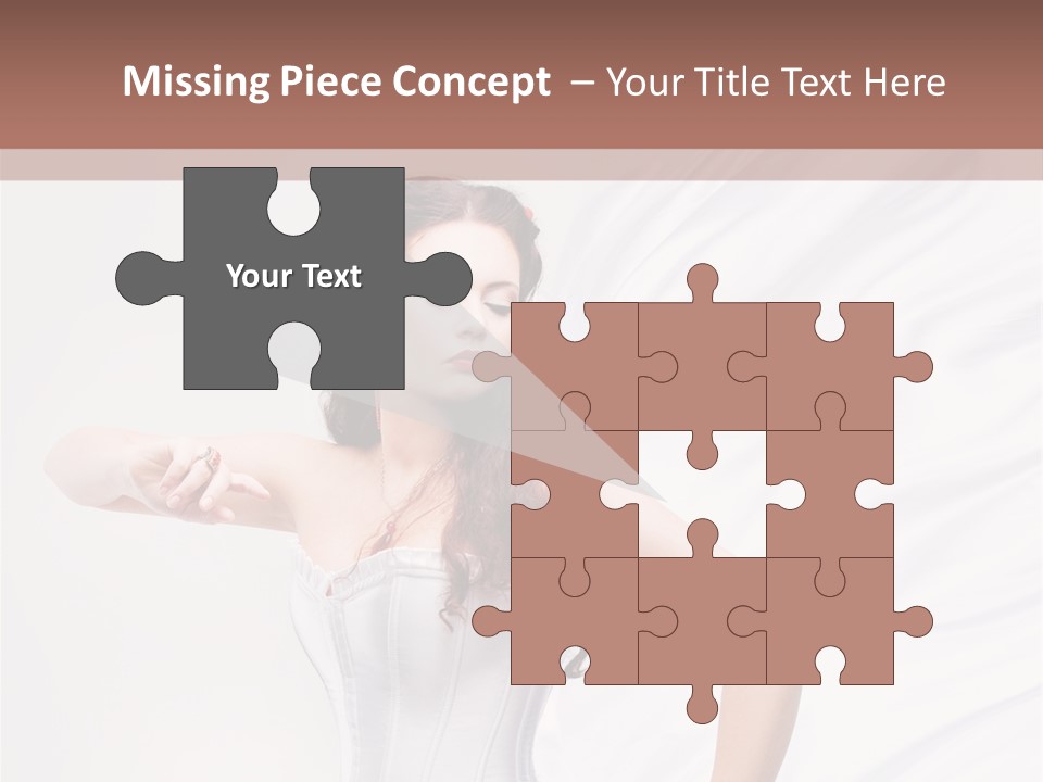 Model White Elegance PowerPoint Template