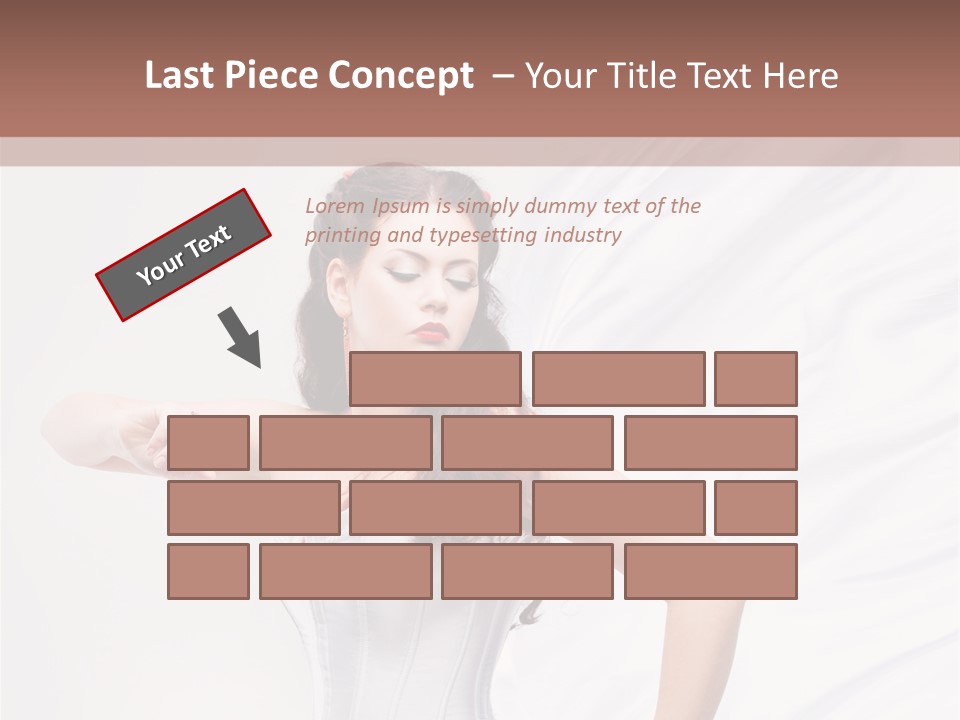 Model White Elegance PowerPoint Template