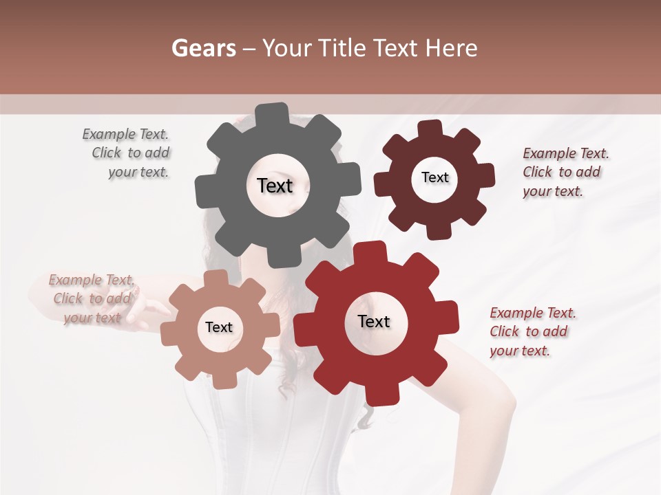 Model White Elegance PowerPoint Template