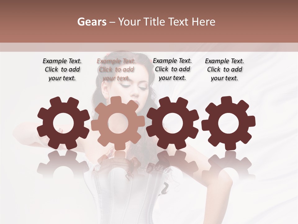 Model White Elegance PowerPoint Template