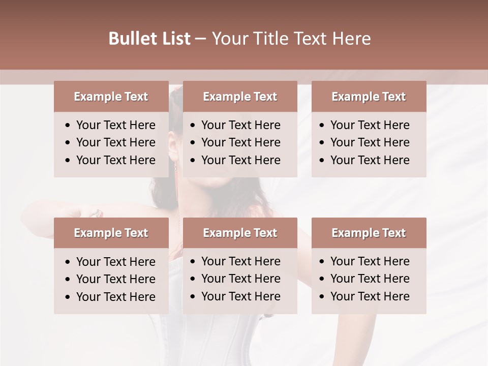 Model White Elegance PowerPoint Template