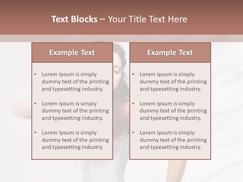 Model White Elegance PowerPoint Template