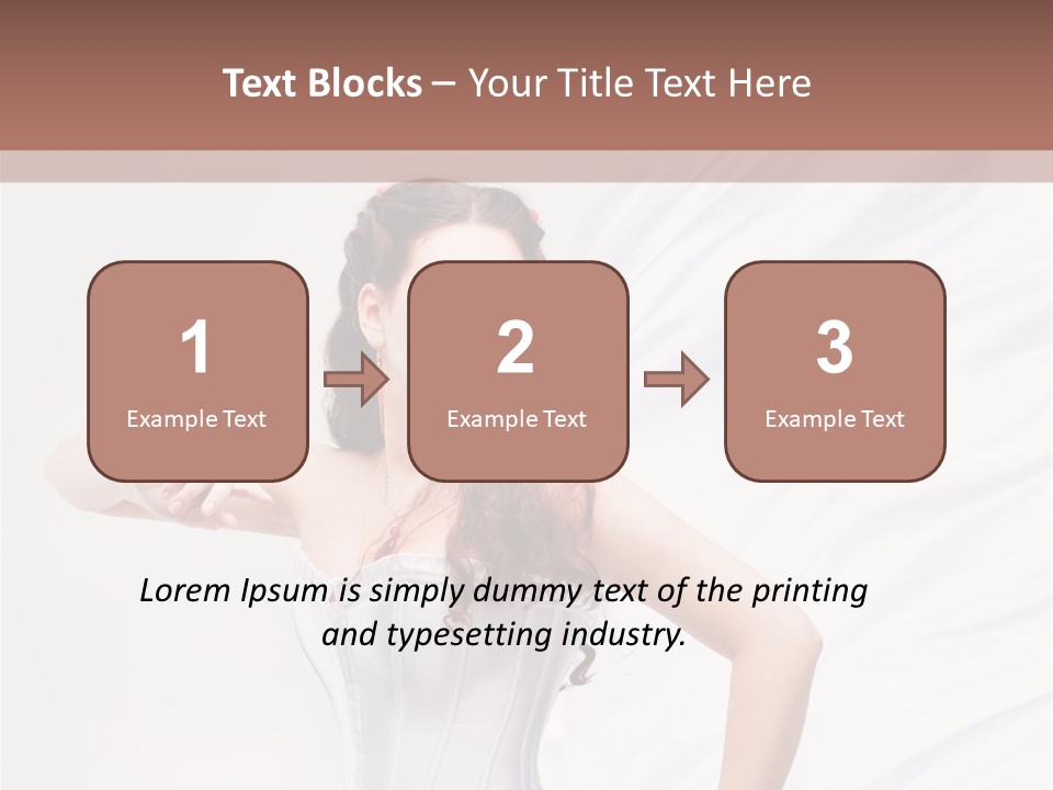 Model White Elegance PowerPoint Template